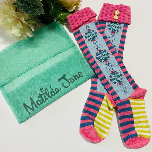 Matilda Jane bundle of adorable and colorful socks. - Picture 2 of 3